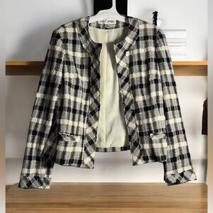 Sara Campbell Classic Plaid Blazer